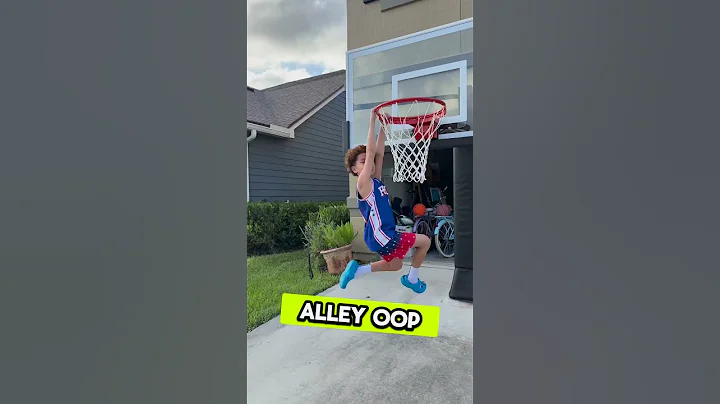 🏀 ALLEY OOP 🫵 #megaslamhoops