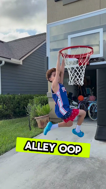 🏀 ALLEY OOP 🫵 #megaslamhoops