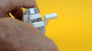 Two Toothed Ratchet
Paper model of a two toothed ratchet. This mechanism could be used to drive a character based automata when the character has two states, up/down, left/right, in/out. See www.robives.com/blog/tworat for more details Two Toothed Ratchet