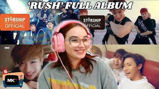 MONSTA X | 'Rush' Full Album + Dance Practices + Live Performances | Reaction