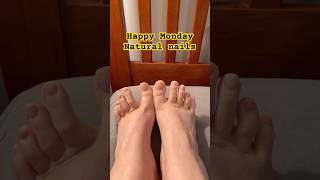Natural nails for a few hours at least. Live stream tonight 8pm eastern time #naturalnails feet