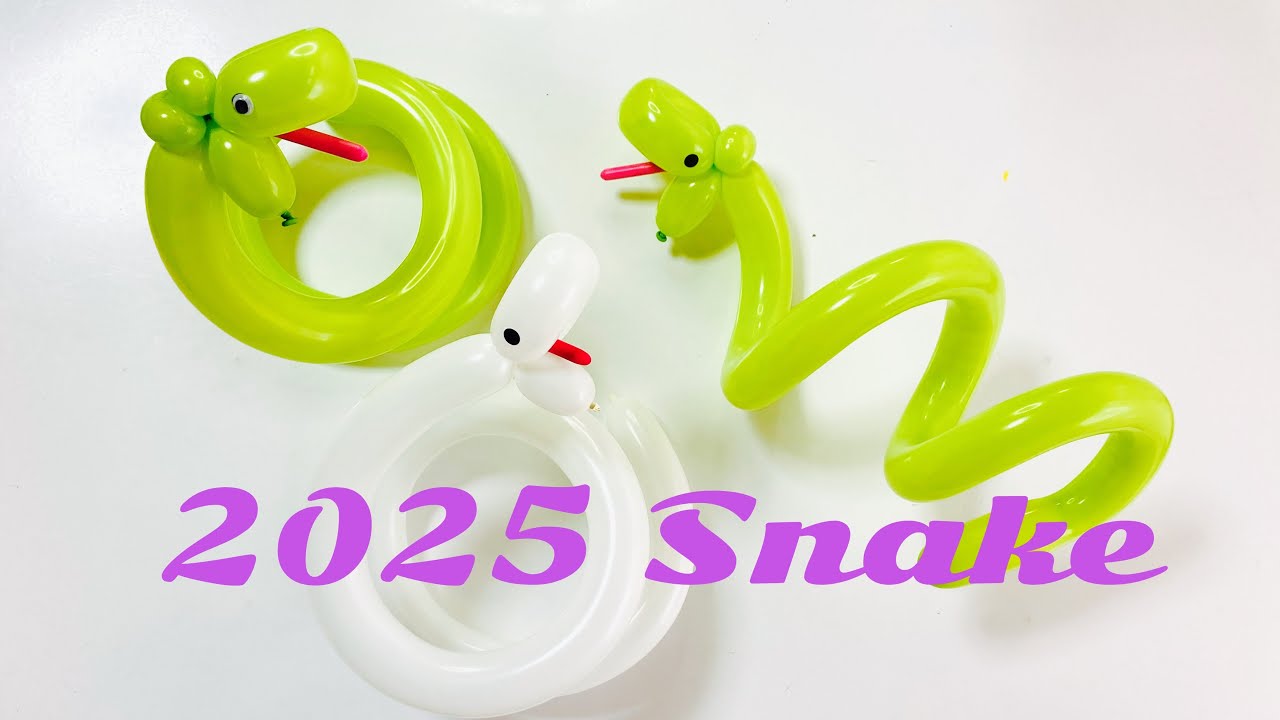 2025 Chinese Zodiac 干支 巳年 🐍 【バルーンアーティストかねさん