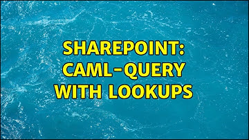 Sharepoint: CAML-Query with Lookups (3 Solutions!!)