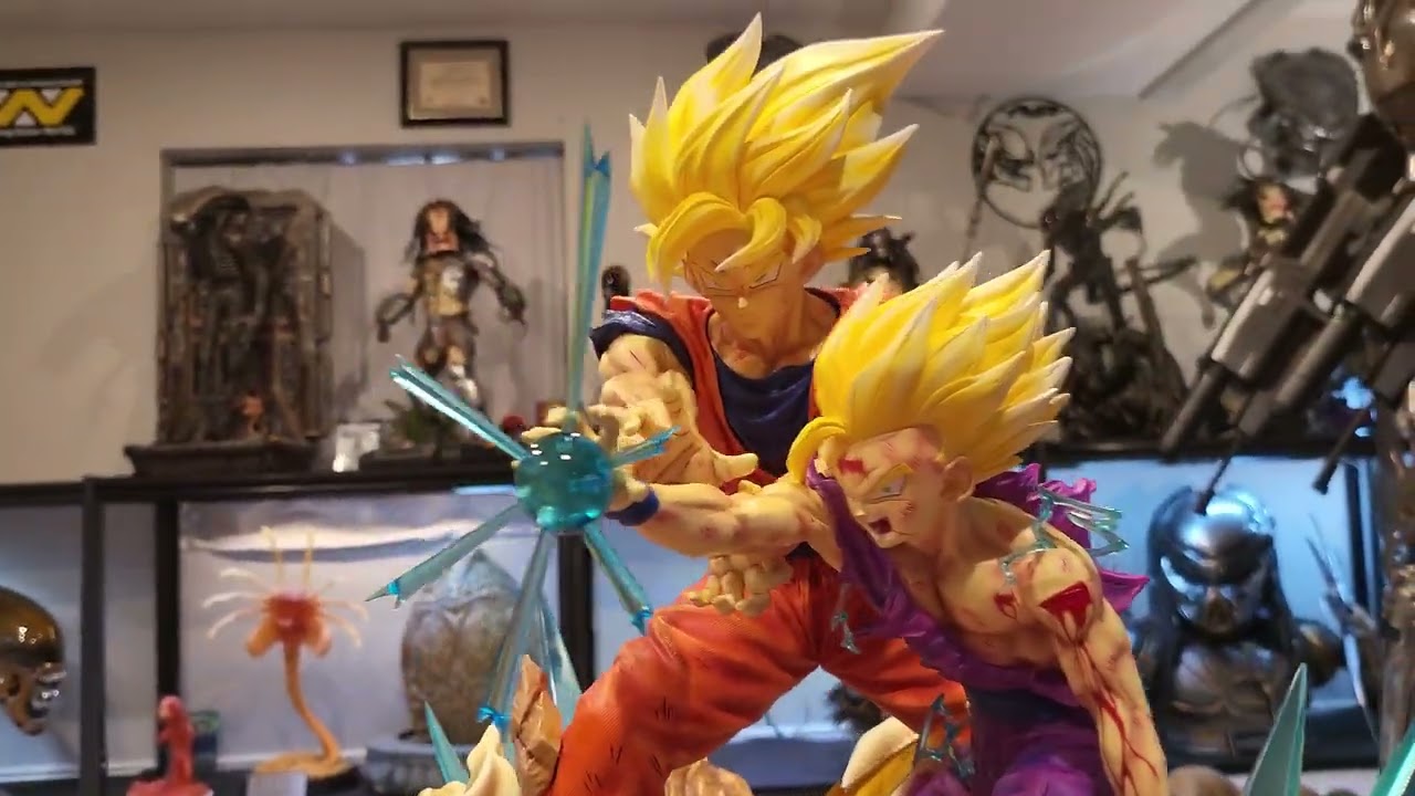 Dragon Ball Z: SS2 Goku Vs Majin Vegeta Statue - Spec Fiction Shop