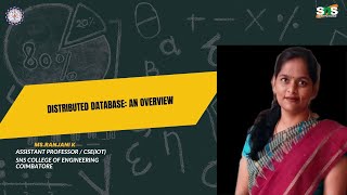 DISTRIBUTED DATABASE: AN OVERVIEW | CLOUD COMPUTING AND VIRTUALIZATION| SNS INSTITUTIONS