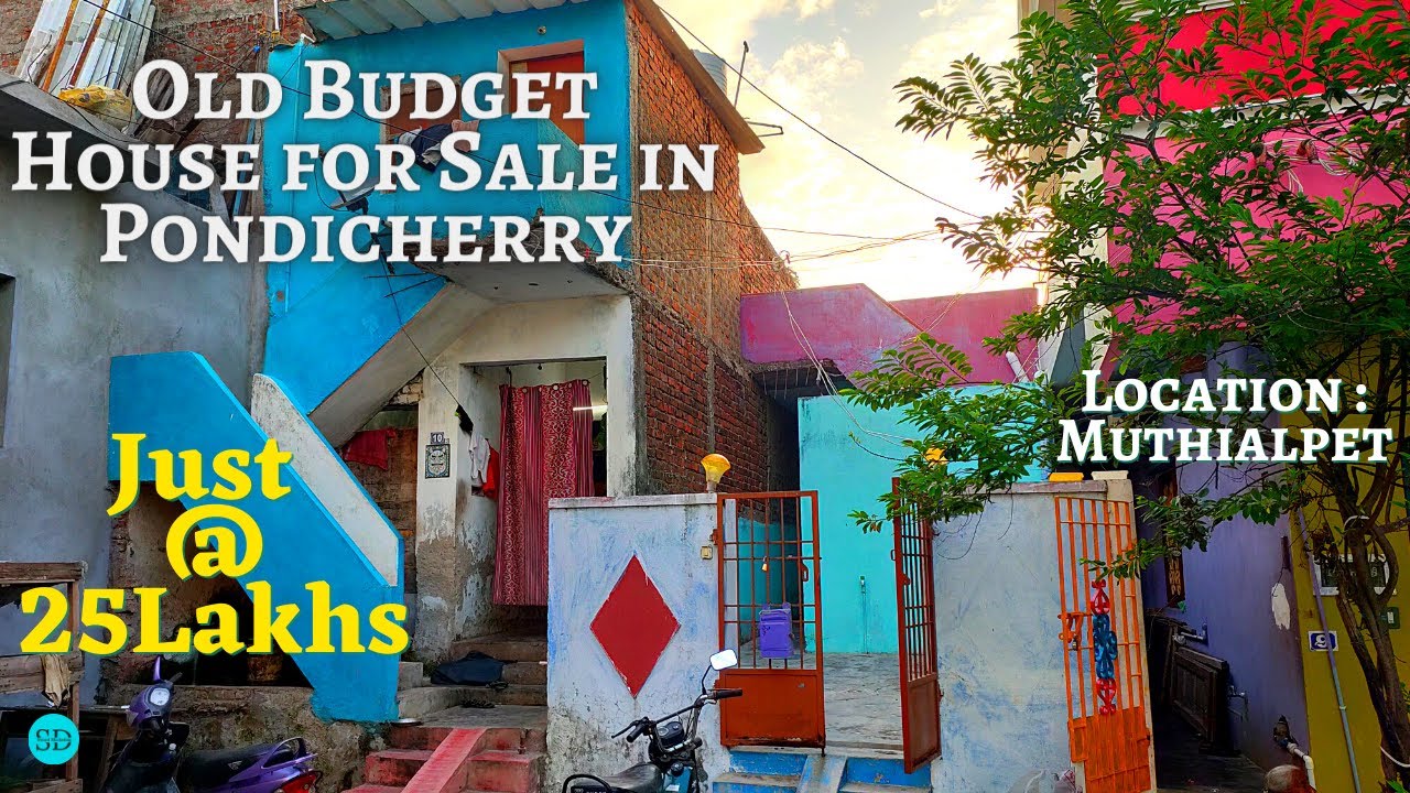 Just 25Lakhs Old Budget House for sale in Pondicherry 1BHKCheap