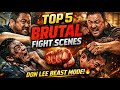 Ma Dong Seok Top 5 Brutal Fight Scenes | Don Lee Beast Mode