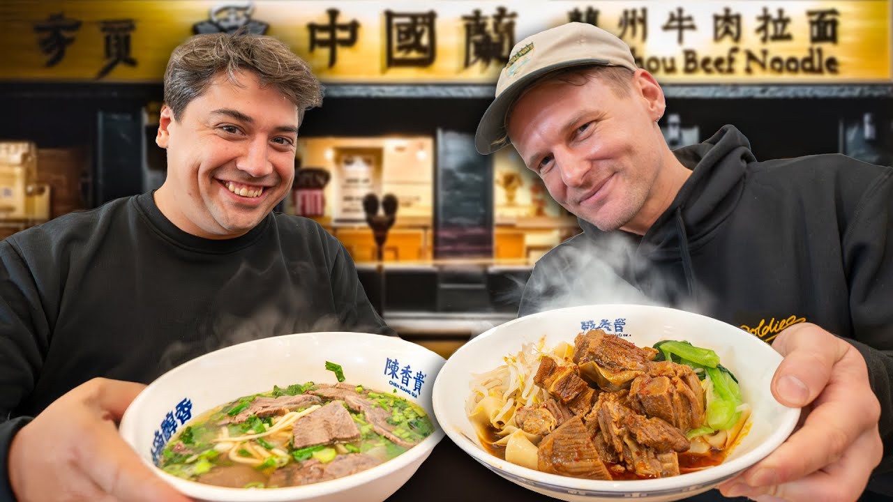 NEUER HYPE SPOT in BERLIN! HAND PULLED NOODLES + Chinesischer BURGER!