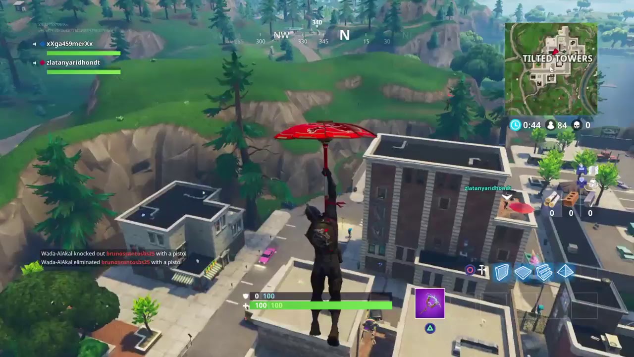FORTNITE # rare plek landen en win proberen te nemen - YouTube