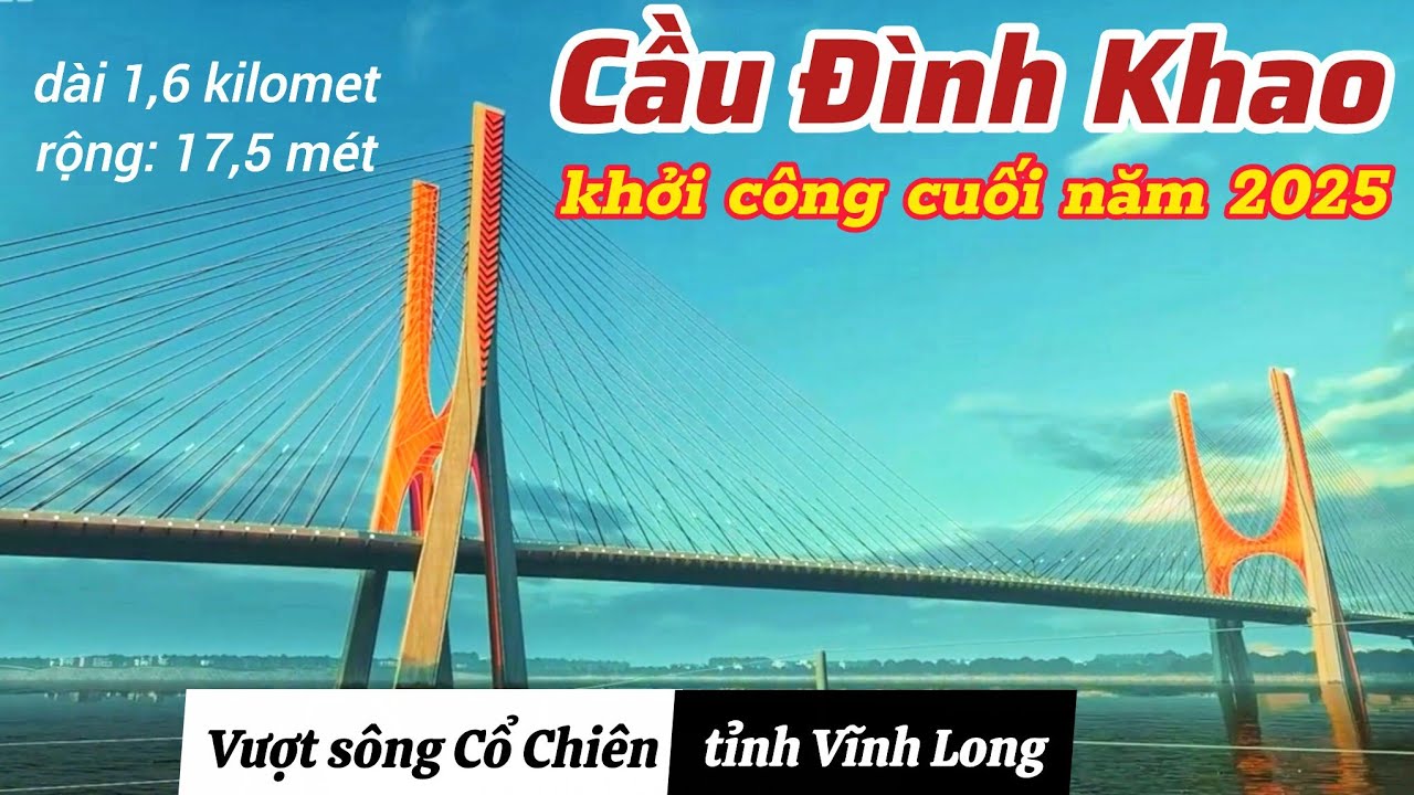 Строительство моста Динь Кхао официально началось 19 декабря 2025 года, завершив соединение с нац...