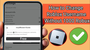 How To change Roblox username without 1000 Robux 2024 ||  How to change a Roblox username for free