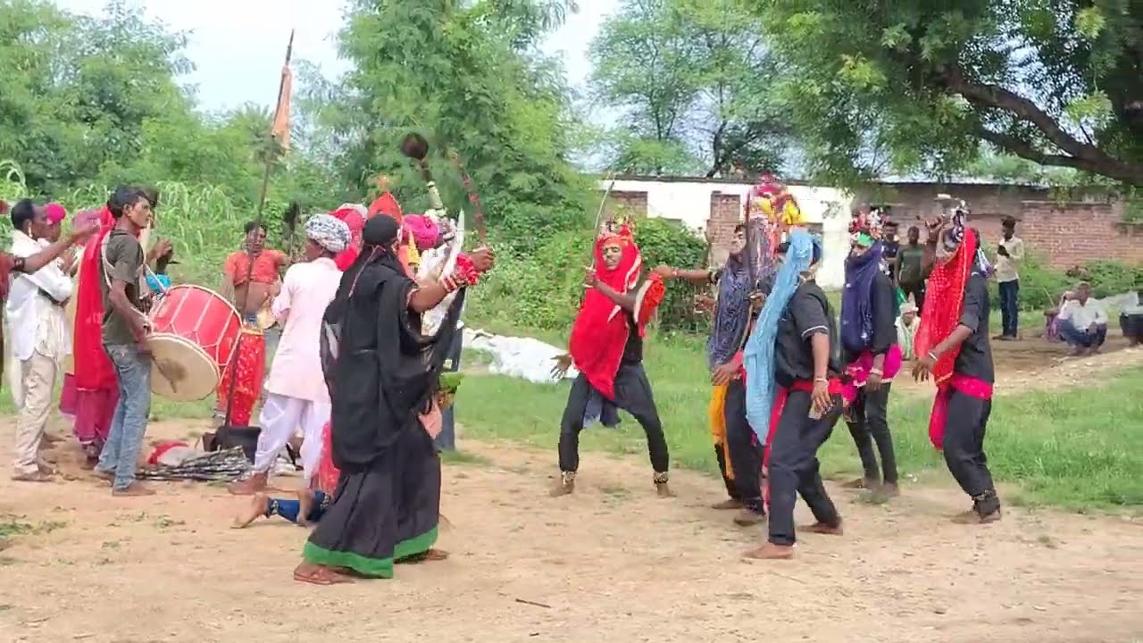 हटिया का खेल 🙏 उदाखेड़ा की गवरी 2025 ❤️🙏  RK SURYA 09 😉  #gavri2025 #trending #viral 