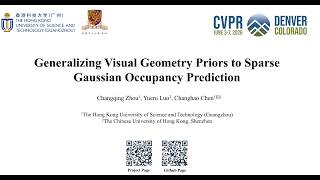 [CVPR 2026] Generalizing Visual Geometry Priors to Sparse Gaussian Occupancy Prediction Wealth
