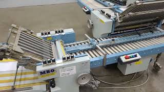 MBO B26 Continuous Feed Paper Folder w 8 Page Unit, 16 Page Unit & A76 Delivery