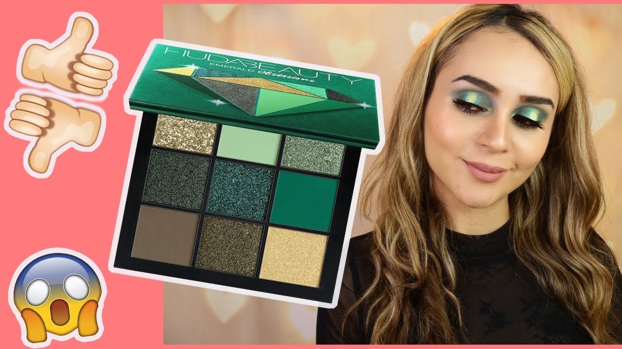 MAQUILLAJE TONOS VERDES 😱 | PALETA EMERALD OBSESSIONS DE HUDA BEAUTY + RESEÑA | Maquicienta