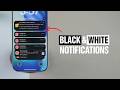 How to Fix Black &amp; White Notifications on iPhone?