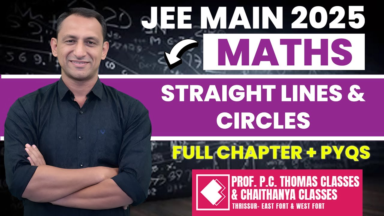 JEE MAIN 2026 I CRASH COURSE I MATHS ISTRAIGHT LINES & CIRCLES - YouTube