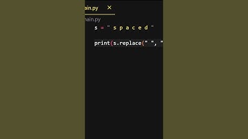 Eliminate Spaces from string using Python  #coding #programming #python