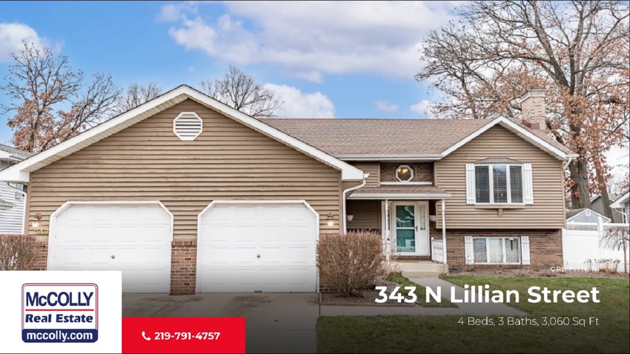 343 N Lillian Street, Griffith, IN MLS 543775 McColly YouTube