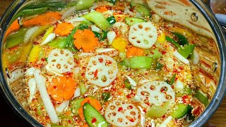 Kim Chi Việt Nam- Cách Làm Kim Chi Thập Cẩm Giòn Ngon Tại Nhà - Tú Lê Miền Tây