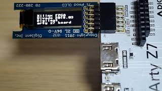 Arty Z7 Pmod Monochro Oled 128X32