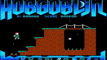 814 Hobgoblin Movie mode Atari 8 bit 800 XL XE, HD 60fps