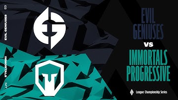 EG vs. IMT - Week 8 Day 1 | LCS Spring Split | Evil Geniuses vs. Immortals Progressive (2023)