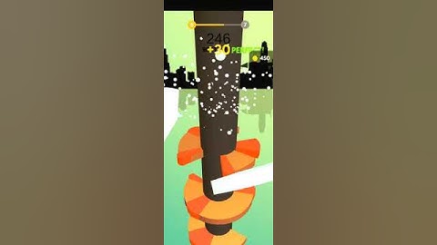 Helix Jump Game Level 6 - short video - More Gaming