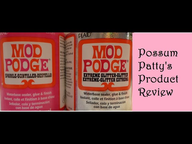 Mod Podge Review: Sparkle vs Extreme Glitter 