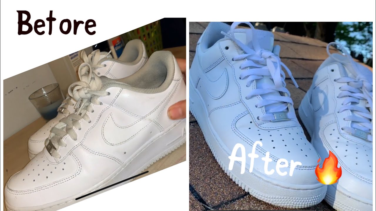 how to make your air forces look brand new