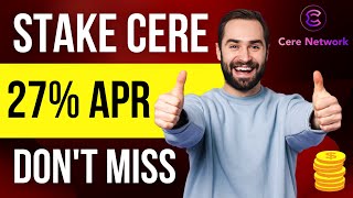 How to Stake CERE Token And Earn Upto 27% APR in Hindi | How to Stake CERE Token via Polkadot.Js
