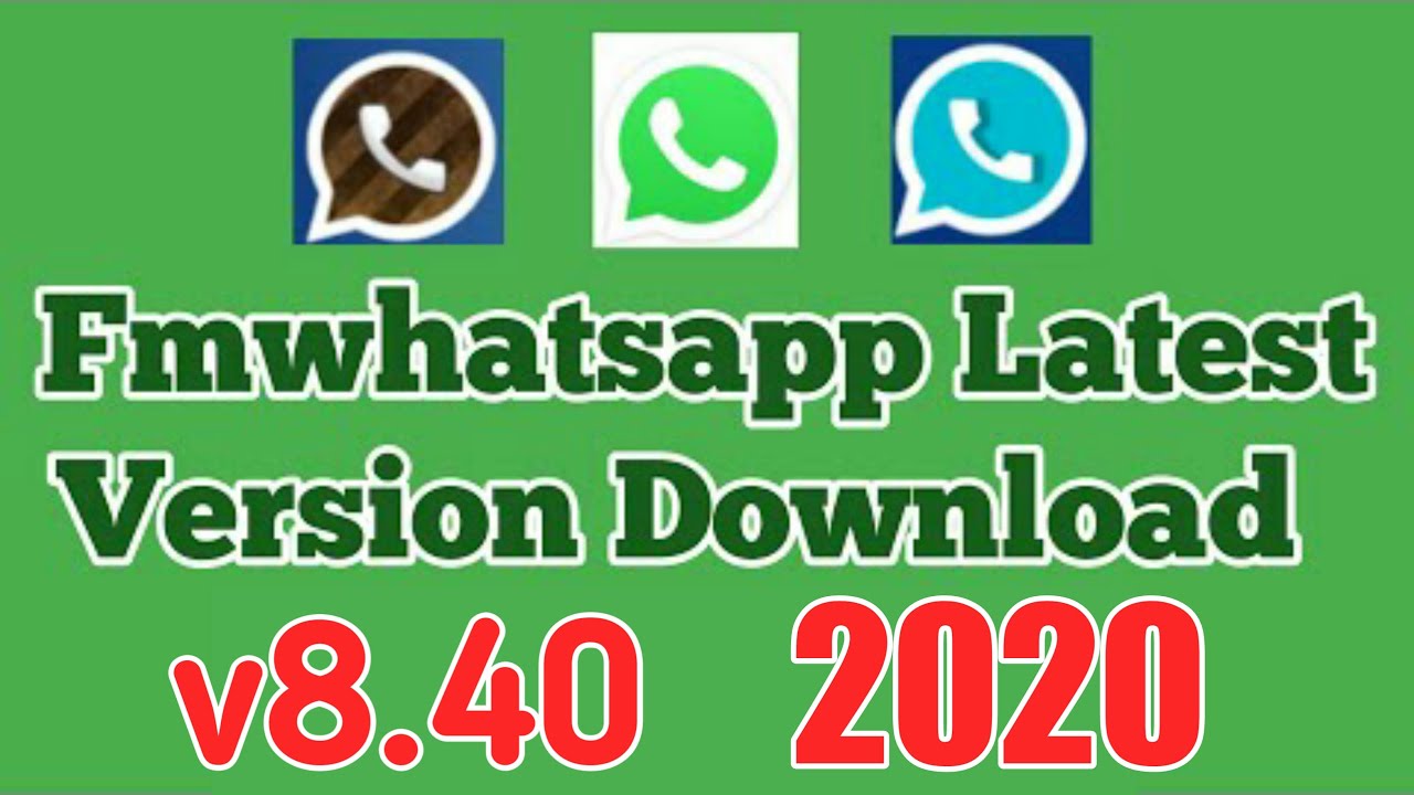 fm whatsapp update download 2021 new version