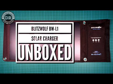 DodgeReviews - Unboxing Blitzwolf Solar Charger