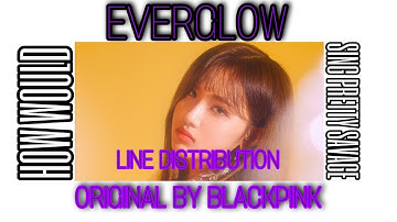 How would Everglow sing Pretty Savage [BLACKPINK] || LINE DISTRIBUTION