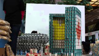Ausenco Vancouver CANstruction 2014 -- timelapse video