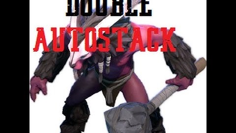 Dota Tricks - 6.88 Next Level AutostackTrick [Double Autostack]