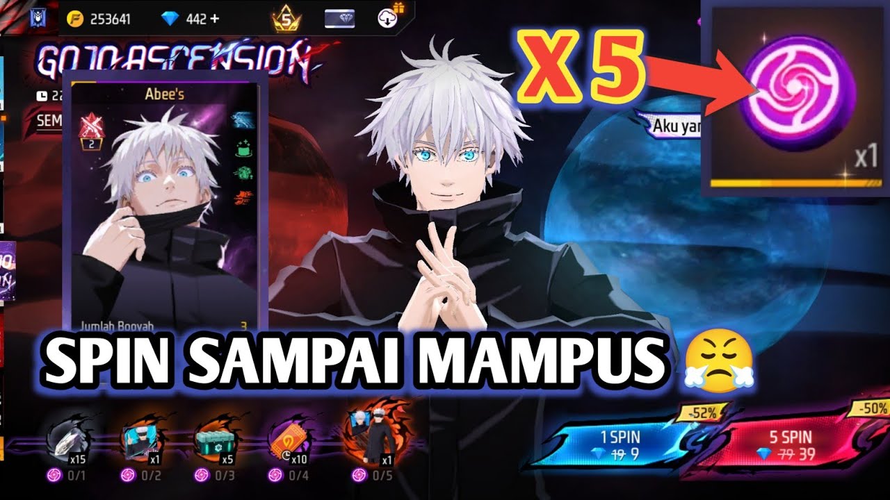 Ryoiki Tenkai !! | Spin Gojo Satoru, Batu ke 5 Susahh ??