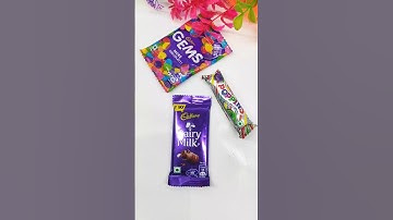 Poppins Candy & Dairy Milk & Gems Chocolate #shorts #cadbury #gems #ytshorts