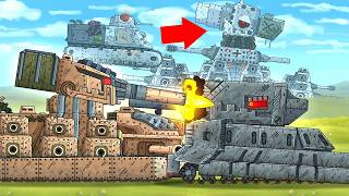 CREATING OF GOOSE-FORTRESS! Restoring the British Monster FV-44 - Cartoons about tanks