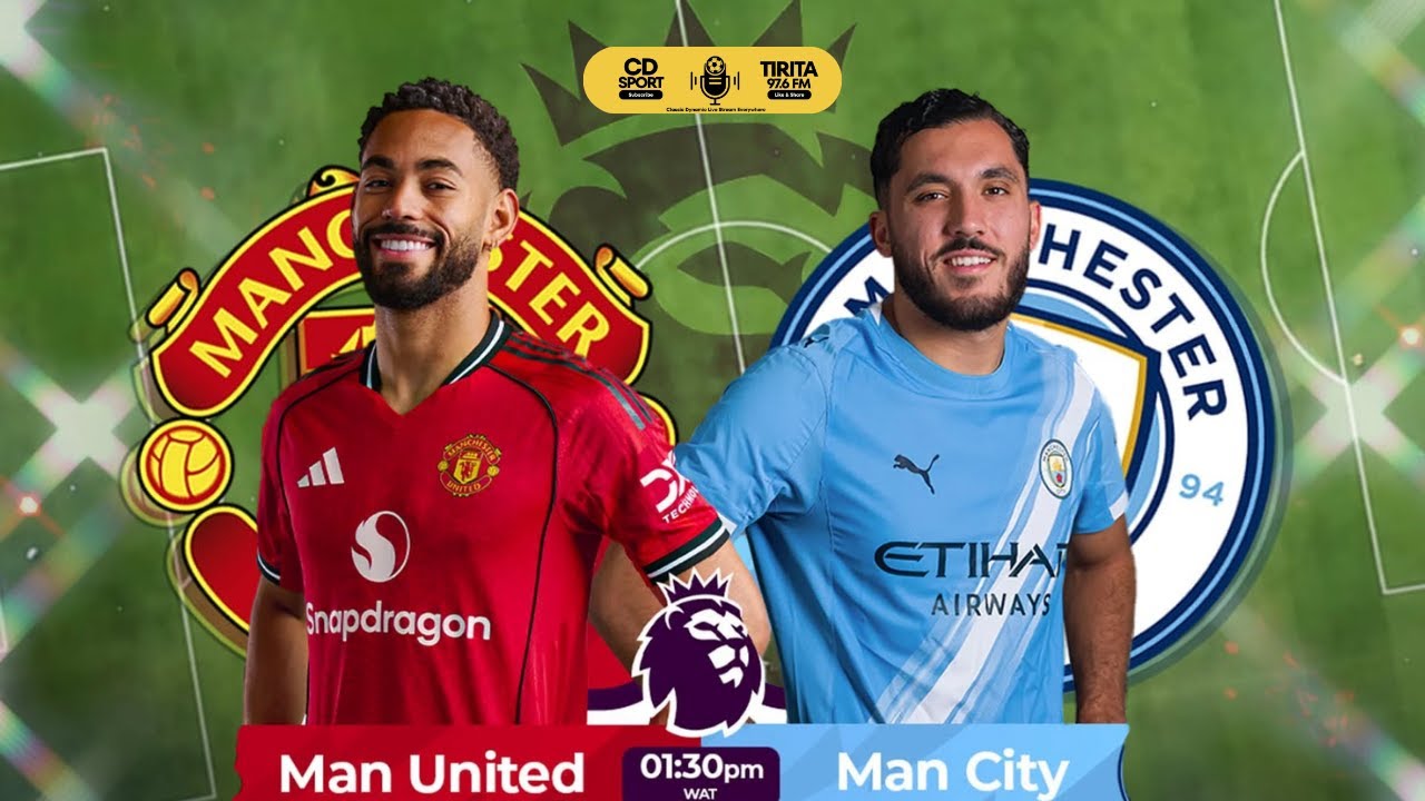 ማንችስተር ዩናይትድ  ከ  ማንቺስተር ሲቲ  በ ትርታ ሲዲ ስፖርት 97.6 FM በቀጥታ ስርጭት MANCHESTER UNITED Vs MANCHESTER CITY