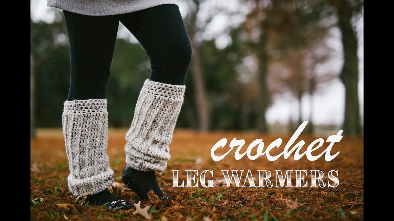 DIY Cozy Crochet Leg Warmers - YouTube