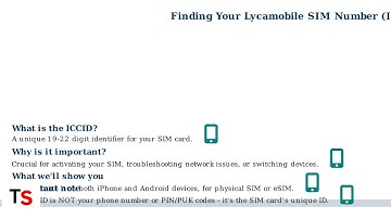How to Find Your Lycamobile SIM Number (ICCID) – iPhone & Android