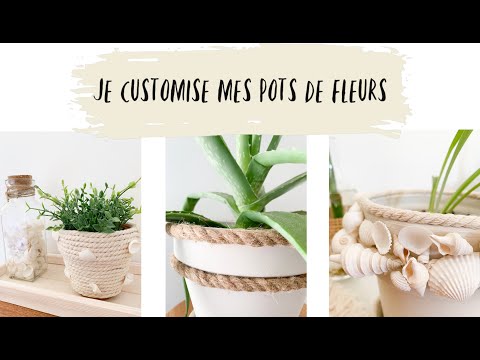 ⇾ Je customise mes pots de fleurs 🌱DIY