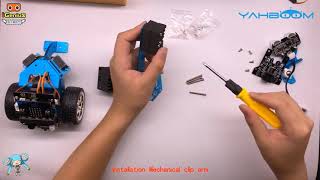 Yahboom HelloBot Assembly Instructions Basic to Clip version