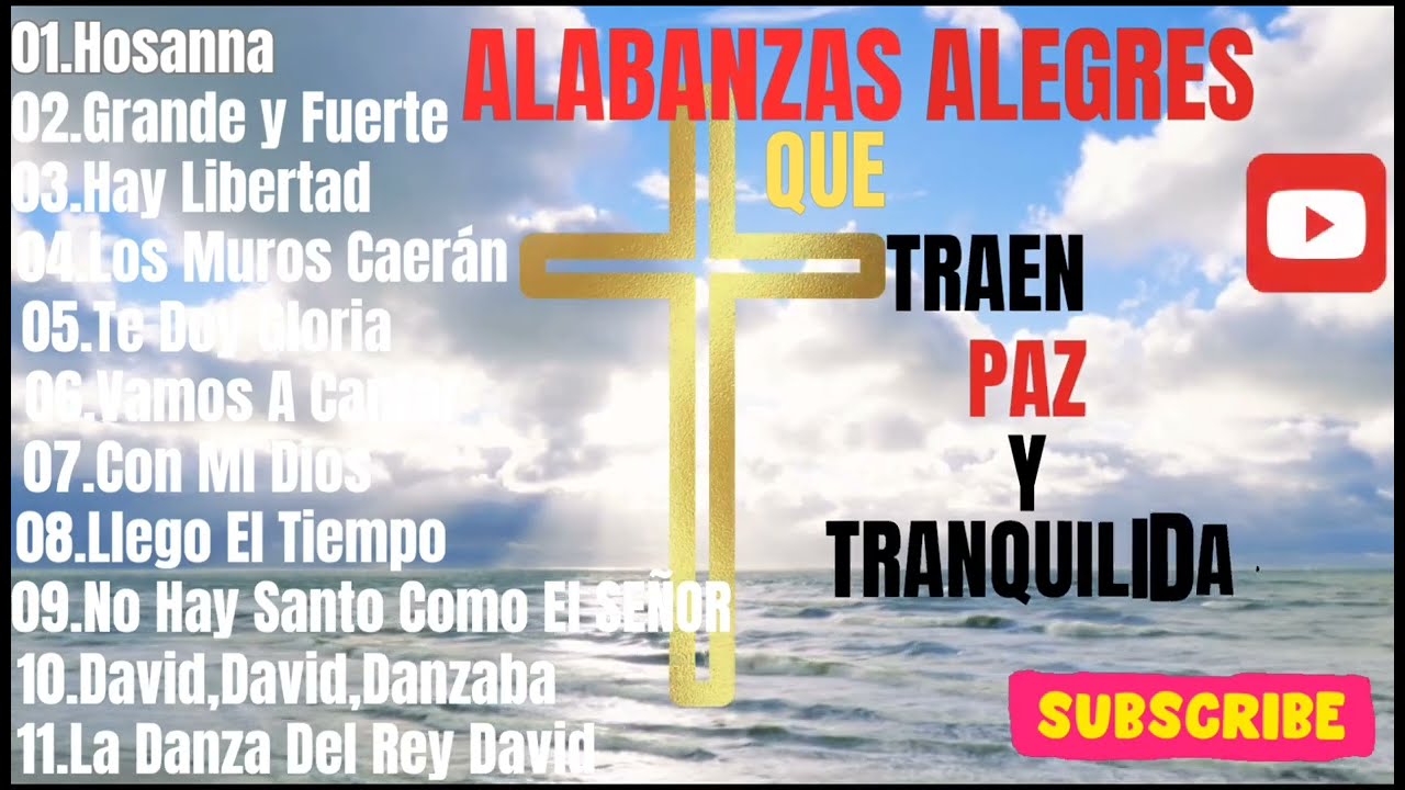 🔥Alabanzas Cristianas Alegres 🙏Para Alabar al Rey de Reyes y Señor de Señores🙏