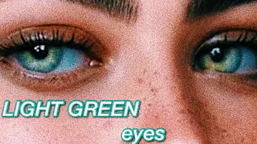 YOU HAVE LIGHT GREEN EYES : subliminal