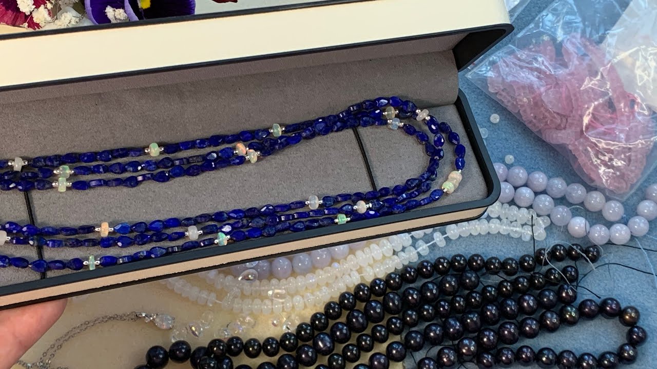 Лазурит и Опал / Украшение + Распаковка с AliExpress