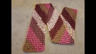 The Corner to Corner Granny Stitch Crochet Tutorial!