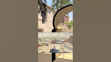 New Trash Can Window Smoke from Spawn! #shorts #cs2