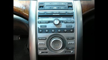Acura RL Car Stereo Removal = Car Stereo HELP